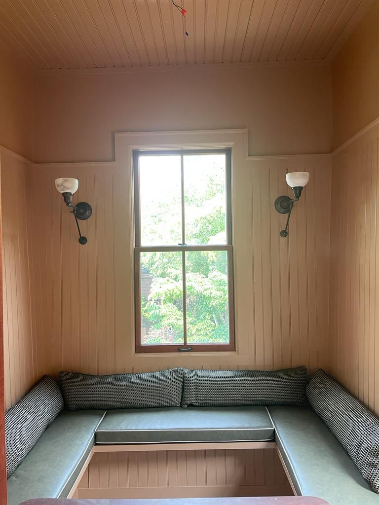 Custom window seat cushions
